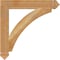 Ekena Millwork Thorton Arts & Crafts Rough Sawn Bracket, Western Red Cedar, 4"W x 28"D x 28"H BKT04X28X28THR03RWR - alternate 4